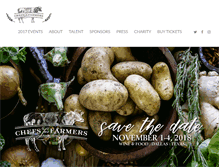 Tablet Screenshot of chefsforfarmers.com